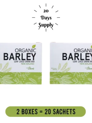 20 Days Supply JC organic barley juice