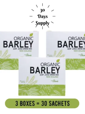 30 Days Supply JC organic barley juice